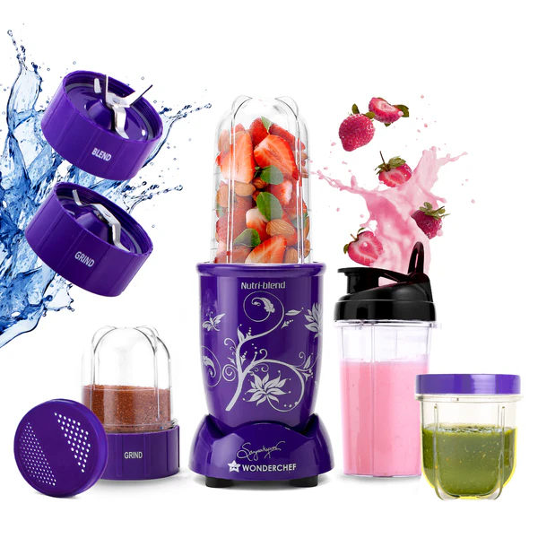 Nutri-blend 500W Mixer Grinder, 22000 RPM Motor, Smoothie Maker, Masala Grinde
